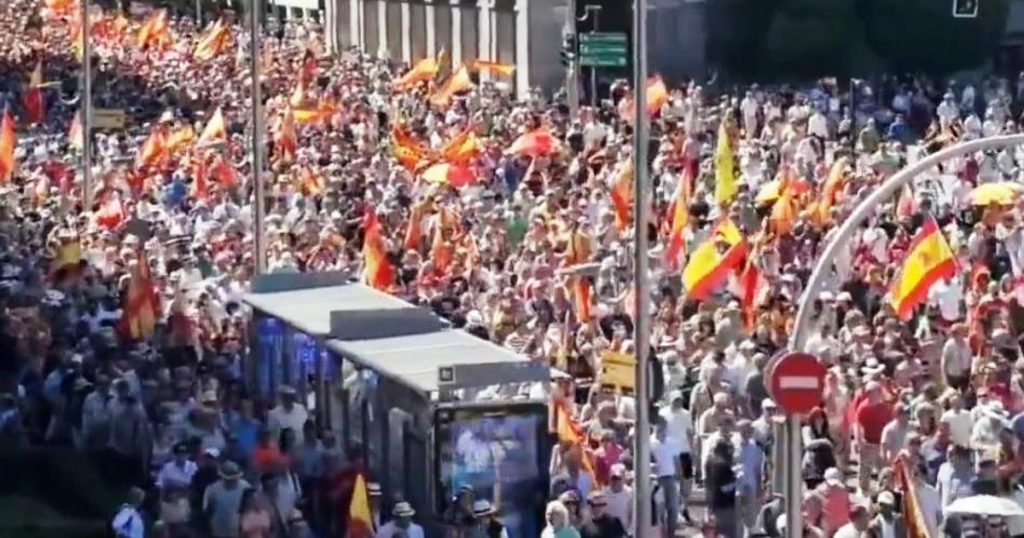 Proteste masive în centrul Madridului. Motivul real al îngrijorării spaniolilor