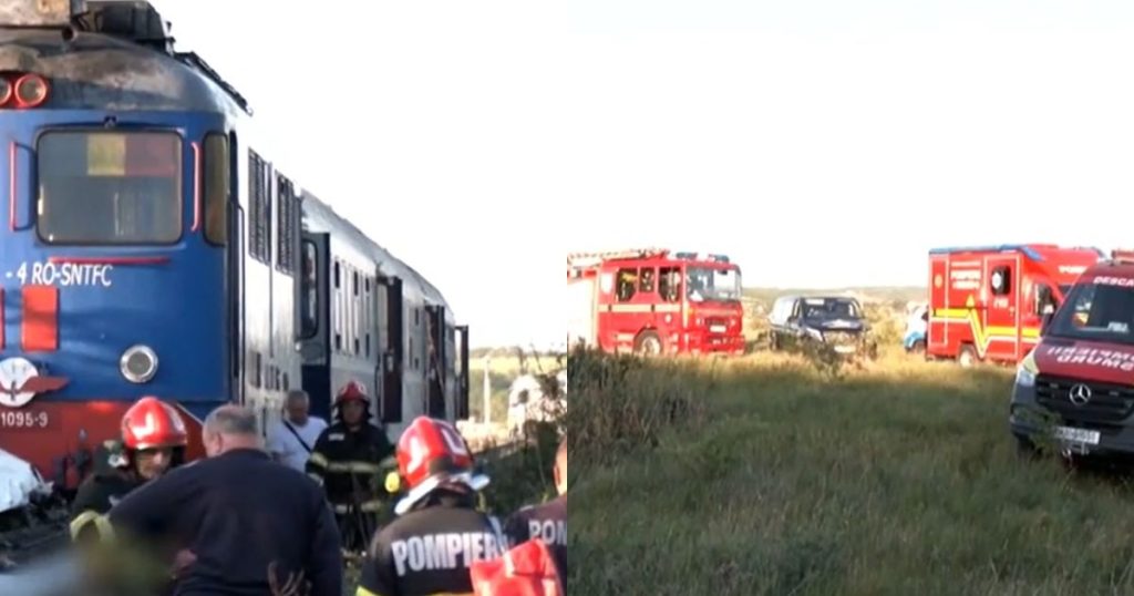 Accident feroviar mortal în Oradea! O greșeală i-a costat viața pe doi soți, după ce șoferița a forțat trecerea