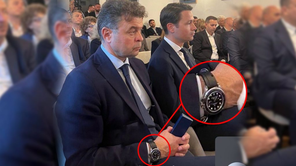 Opulență la aniversarea PNL: Consilierul lui Bolojan Marilen Pîrțea s-a afișat cu un Rolex de 30.000 de euro în timp ce vorbea despre eliminarea privilegiilor