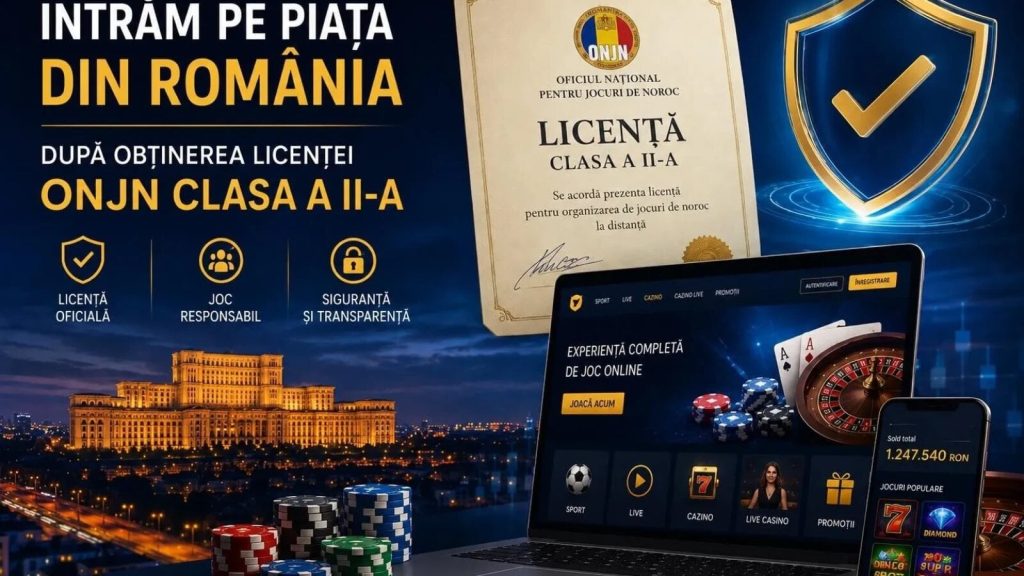 [P] Casinolegal.ro intră pe piața din România după obținerea licenței ONJN Clasa a II-a