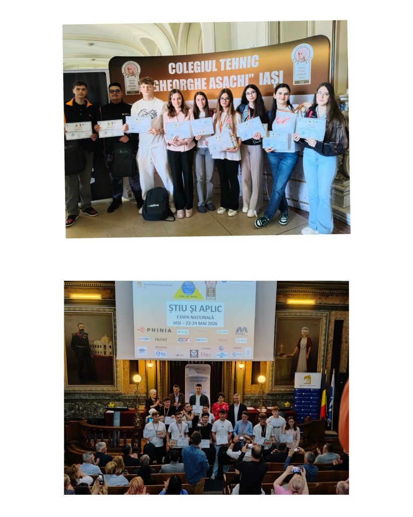 Elevii dâmbovițeni, performanțe remarcabile la etapa națională a concursului „ȘTIU ȘI APLIC”