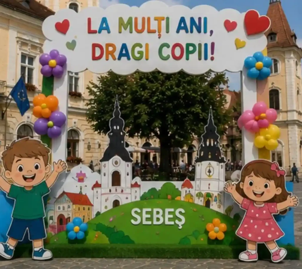 1 iunie 2026 – Ziua Copilul, la Sebeș: Transport special pentru copii, asigurat de Primărie tur-retur la ,,Sărbătoarea copilăriei”. Programul