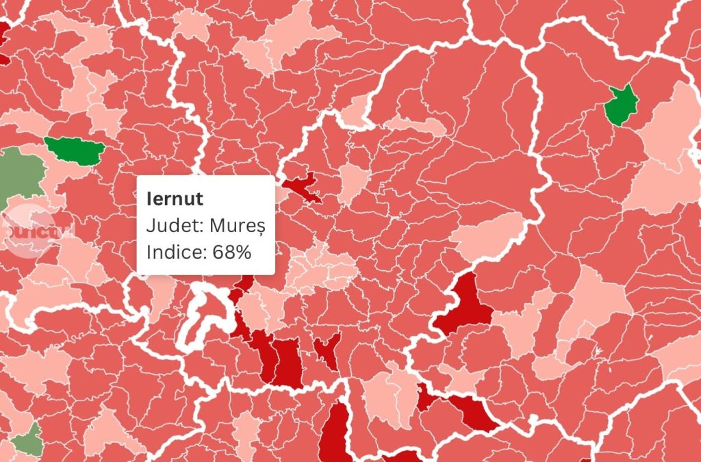 Cele mai sărace orașe din Mureș: Iernut și Sărmașu conduc clasamentul