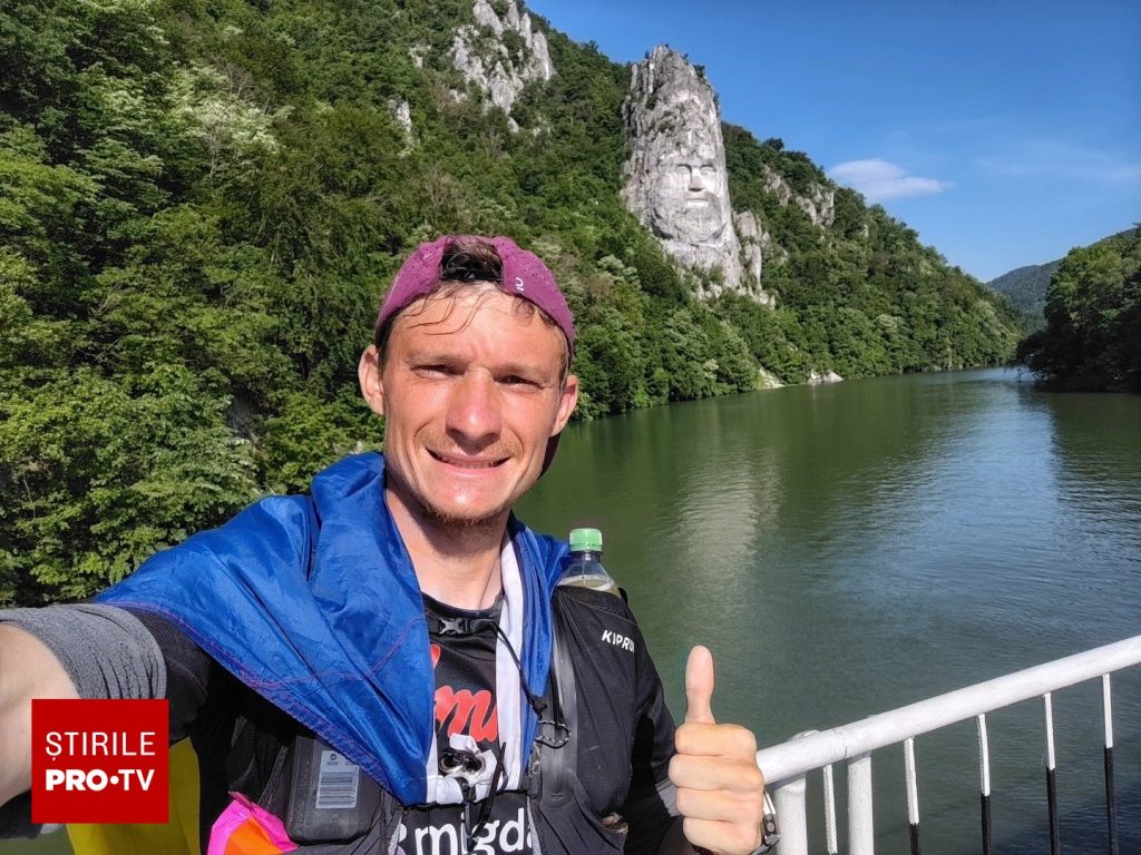 Sportivul care alerga pe granițele României pentru copiii cu dizabilități, lovit de o șoferiță în Mehedinți
