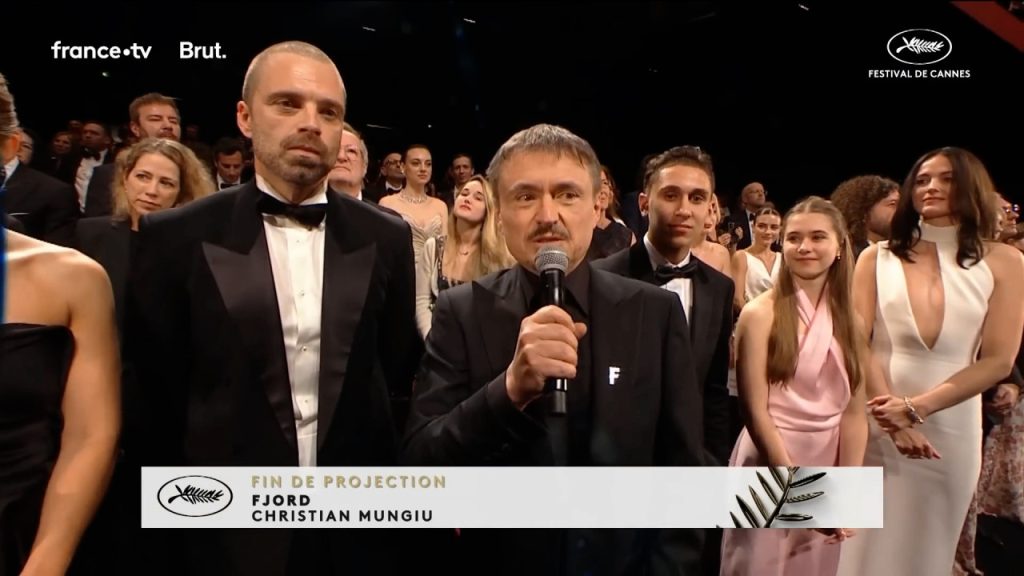 „Fjord”, filmul lui Cristian Mungiu cu Sebastian Stan, a avut parte de 12 minute de aplauze la Cannes