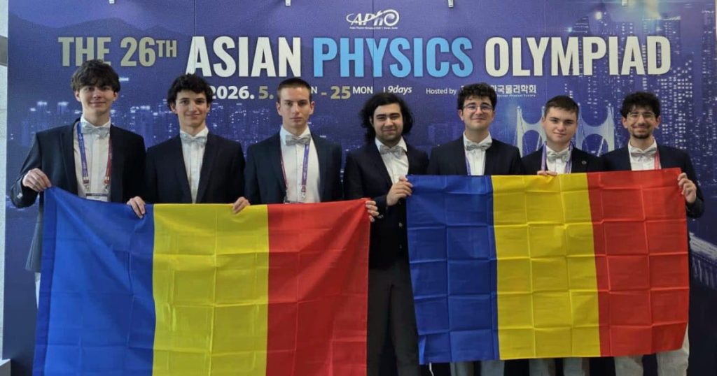 Succes pentru elevii români la Olimpiada Asiatică de Fizică 2026: trei medalii de argint, trei de bronz şi o menţiune de onoare