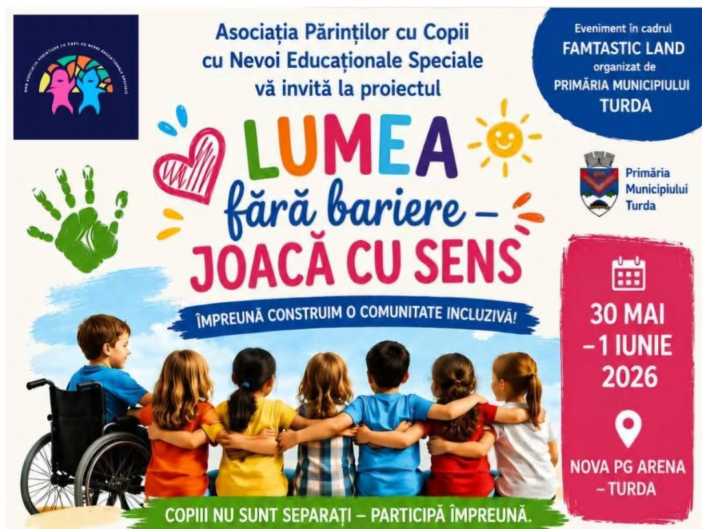 Lumea fără bariere – Joacă cu sens la Famtastic Land Turda Arena