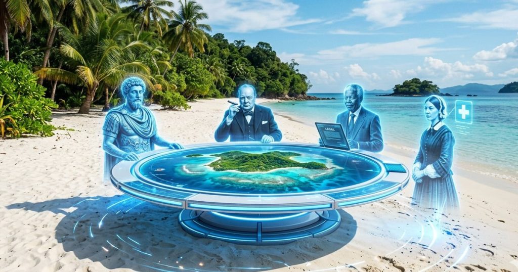 Experiment periculos? Prima insulă din lume ce va fi guvernată de Inteligența Artificială. „Miniștrii” roboți, inspirați de Churchill, Roosvelt și Gandhi