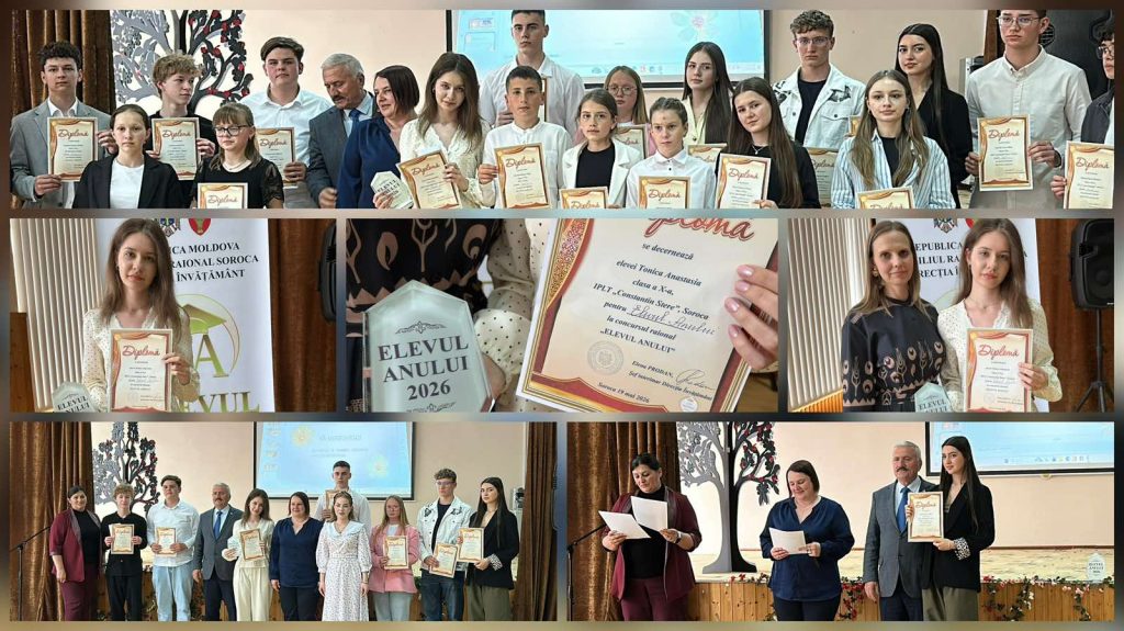La Soroca au fost desemnați cei mai buni elevi ai anului 2026 / VIDEO