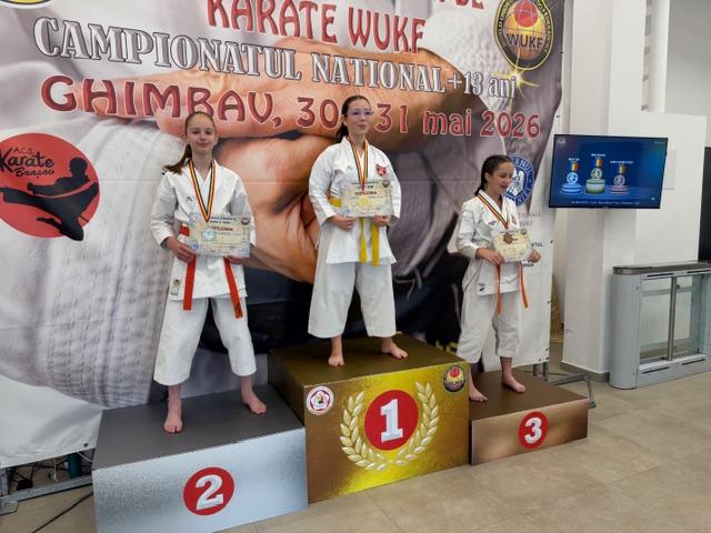 Două medalii de aur și două de argint pentru timișorenii de la Sport Record Original, la Naționalele de karate WUKF