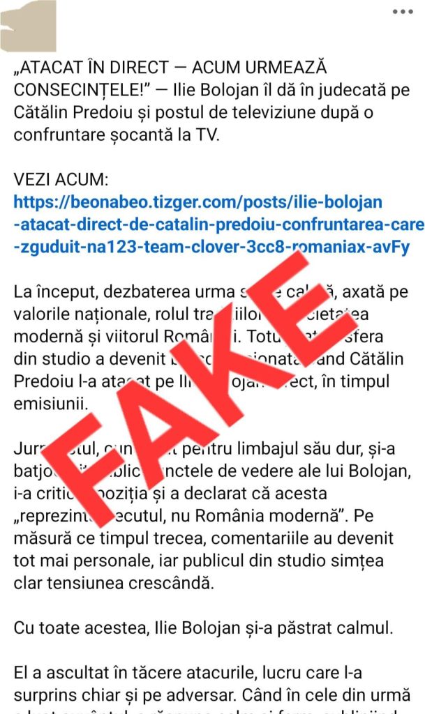 Alertă MAI privind știrile false