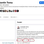 EXPLOZIE DE APRECIERI! Demisia primarului Toma din funcțiile PSD, aproape 30.000 de like și 4000 comentarii pe Facebook! Cum comentați?