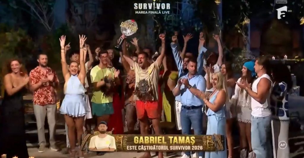 Gabi Tamaș a plecat din Dominicană cu trofeul Survivor 2026 și cu premiul de 100.000 de euro! „Mă consideram deja câștigător în mintea mea”