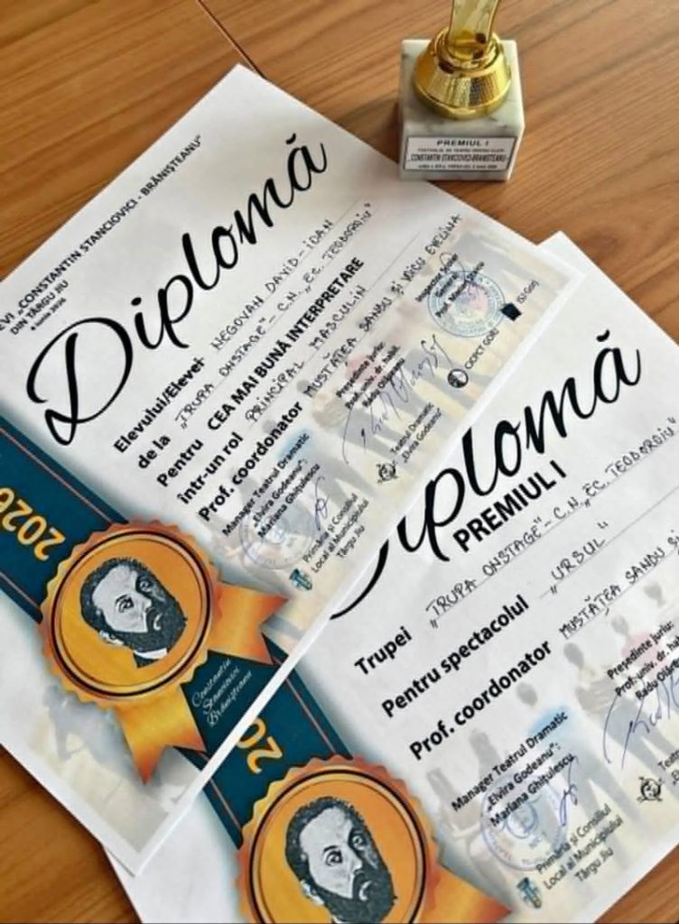 Trupa CNET, Premiul I la festivalul de teatru pentru elevi