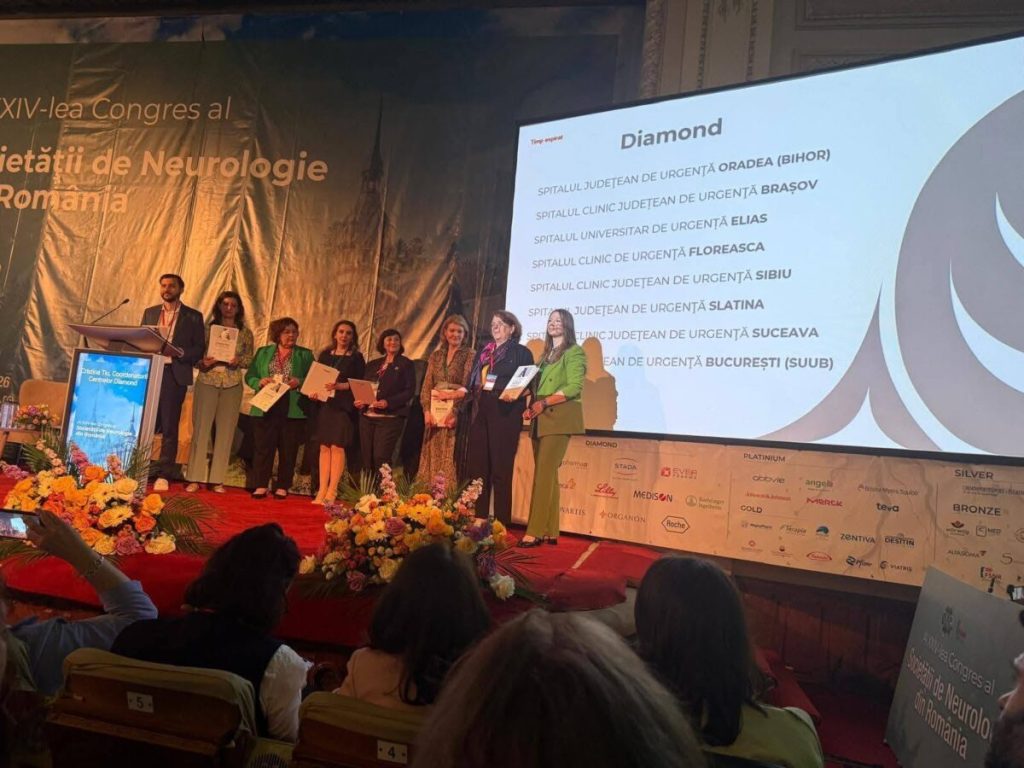 Spitalul Județean Sibiu, premiat la nivel național. Clinica de Neurologie a primit distincția Diamond