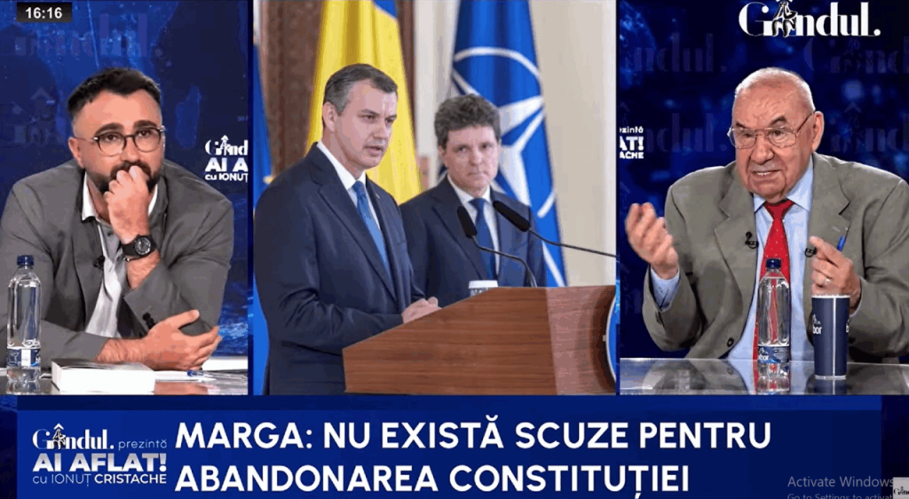 Constituția, între Iohannis și Nicușor Dan. Andrei Marga: Unii consilieri de la Cotroceni spuneau că Iohannis nu o înțelegea