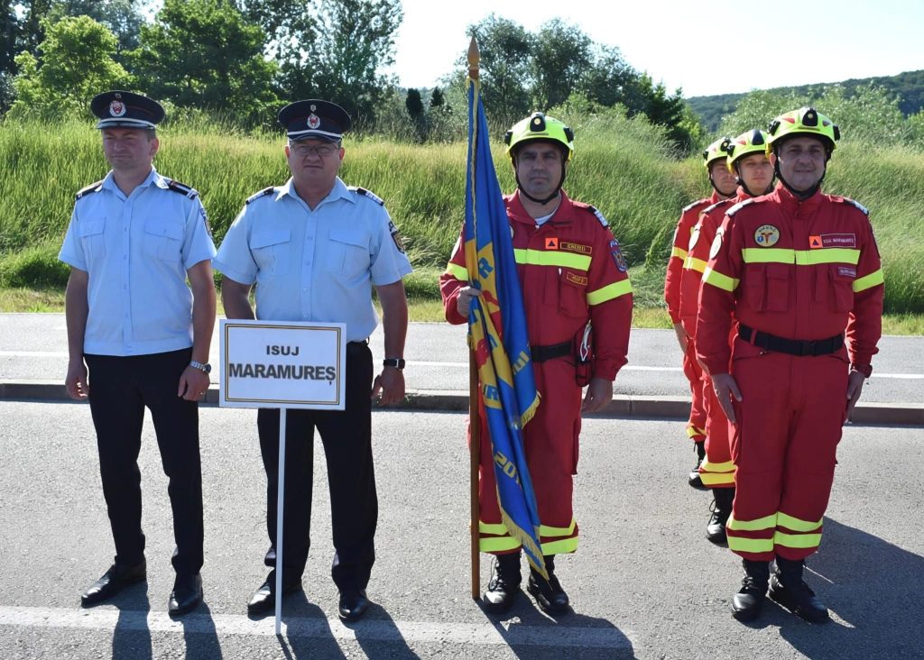 Pompierii maramureșeni participă la faza națională a Competiției de Descarcerare și de Acordare a Primului Ajutor Calificat