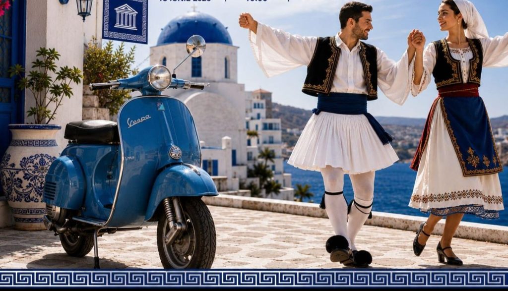 Parada scuterelor Vespa revine la Constanța. Ediția din acest an are tematică grecească