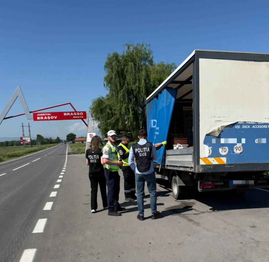 Acțiune de amploare a Poliției Brașov: Peste 180 de sancțiuni aplicate pe șoselele din județ