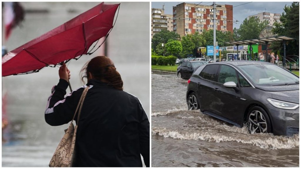 Un val de aer polar lovește România. Temperaturile scad cu 10 grade Celsius în câteva ore, iar ploile se extind în toată țara