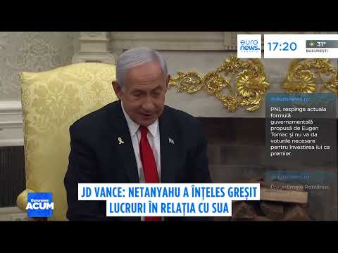 JD Vance: Netanyahu a înțeles greșit lucruri în relația cu SUA