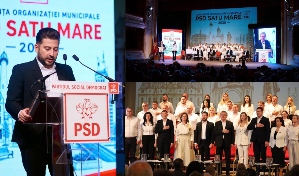 FOTO. PSD Satu Mare și-a ales noua conducere municipală. Adrian Micle, reconfirmat în fruntea organizației