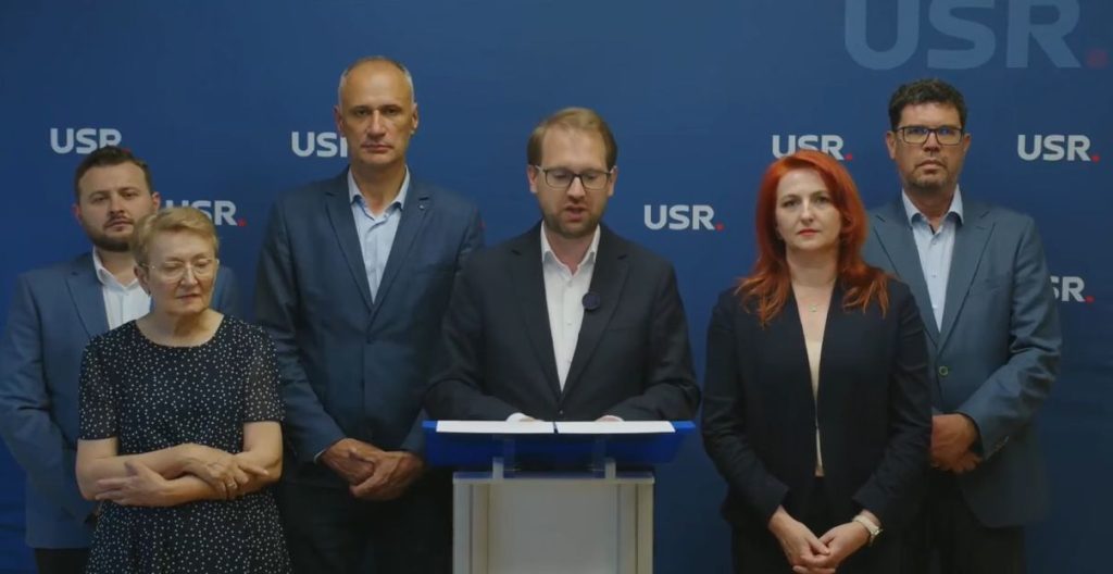 USR a decis să nu voteze Guvernul Tomac (Video)