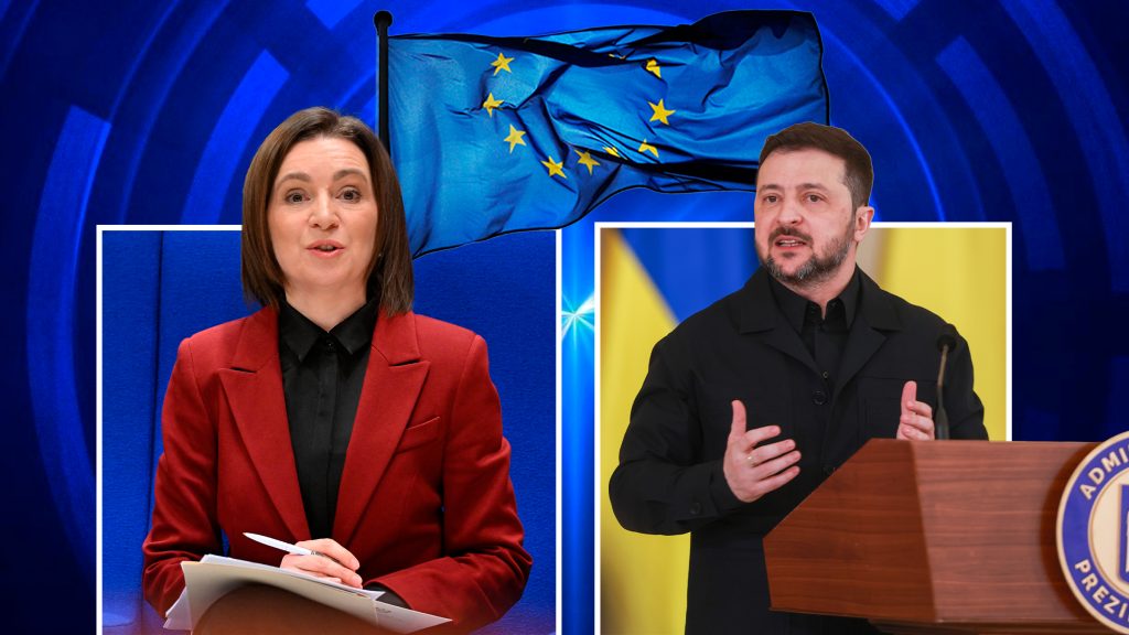 Maia Sandu și Volodimir Zelenski, după decizia UE de a deschide negocierile de aderare: „Ne-am făcut temele și continuăm reformele”/”E  important ca UE să își țină cuvântul”