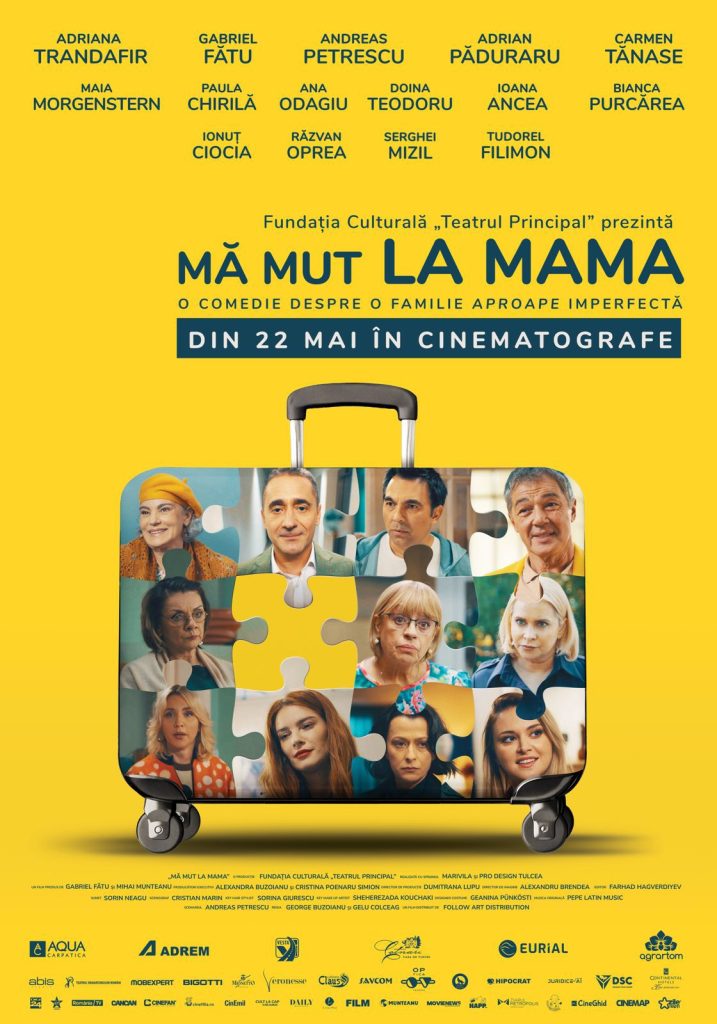 Proiecție și întâlnire cu echipa filmului “MĂ MUT LA MAMA” pe 25 iunie la Sala Luceafărul
