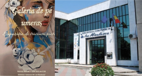 Arta coboară de pe șevalet și ajunge pe tricouri. Expoziție inedită la Slatina/ FOTO