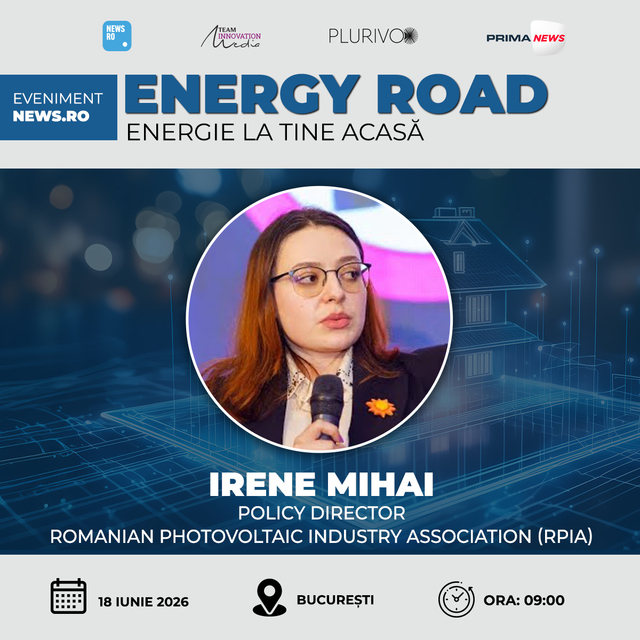 EVENIMENT NEWS.RO- Irene Mihai (RPIA): Am văzut, pe perioada în care unitatea nucleară nu a funcţionat, că energia fotovoltaică a furnizat peste 60% din producţie, asta înseamnă că suntem aici, că putem să contribuim în mod real