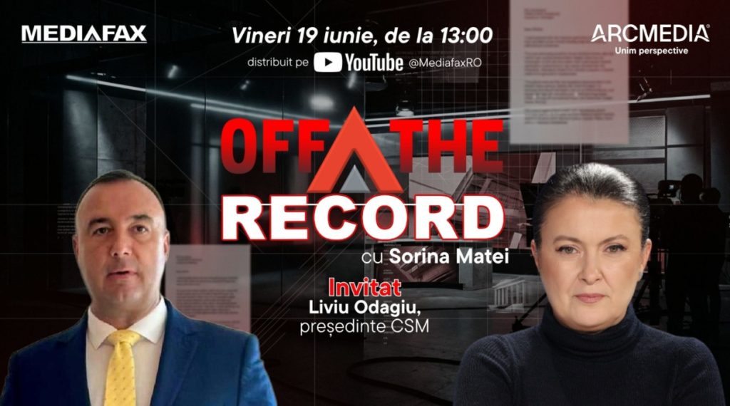 OFF The Record. Invitat: Liviu Odagiu, președinte CSM