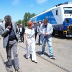 FOTO Proiect de amploare pentru modernizarea transportului feroviar de călători din România, finalizat. Softronic a livrat 19 locomotive refăcute. Ultimele două, denumite Ecaterina Teodoroiu și Hariclea Darclée