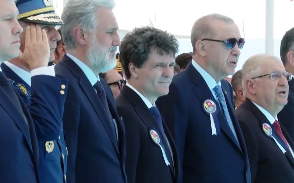 Nicușor Dan, alături de Recep Erdogan, la Istanbul: „Corveta «Contraamiral August Roman» va întări contribuția României la securitatea regională”