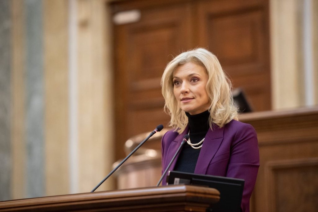 Alina Gorghiu afirmă că liberalii vor avea cinci portofolii în Guvernul Veştea