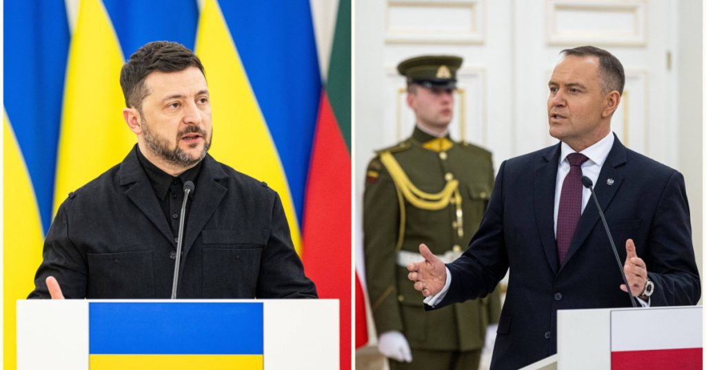 Zelenski îl compară pe președintele Poloniei cu Viktor Orban: „Se va termina prost”