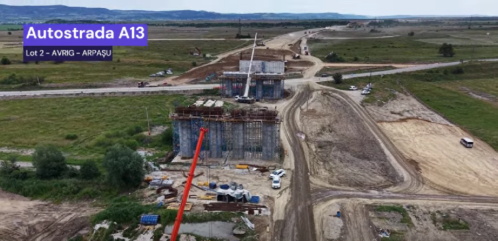 VIDEO. DRDP Brașov: Progres de 36% pe tronsonul 2 al autostrăzii Sibiu – Făgăraș