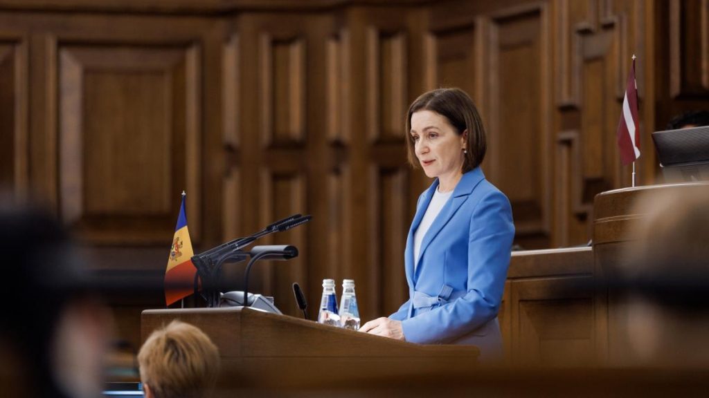 Maia Sandu acuză Moscova că nu a respectat niciodată suveranitatea Republicii Moldova: „Doar în UE ne vom putea simți în siguranță”