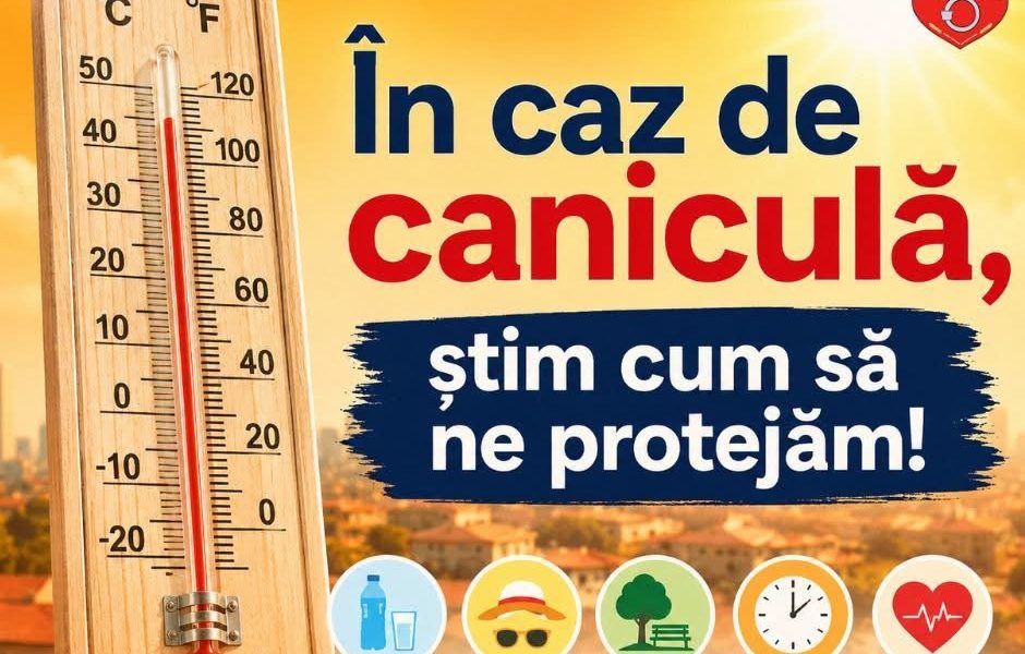 În caz de caniculă – știm cum să ne protejăm!