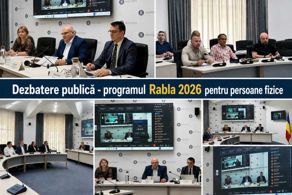 Programul ‘Rabla’ destinat persoanelor fizice – Ministerul Mediului va analiza propunerile în urma dezbaterii publice