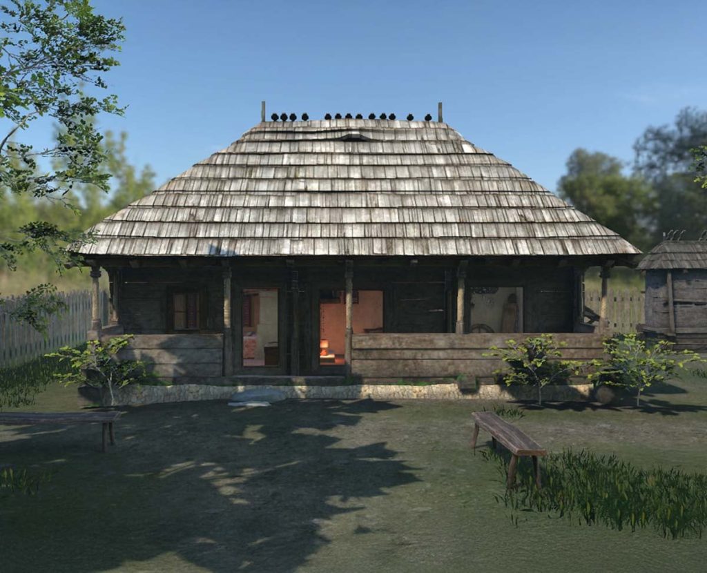 Casa Memoriala Brancusi din Hobita poate fi vizitata in Realitate Virtuala la muzeul MINA din Bucuresti.