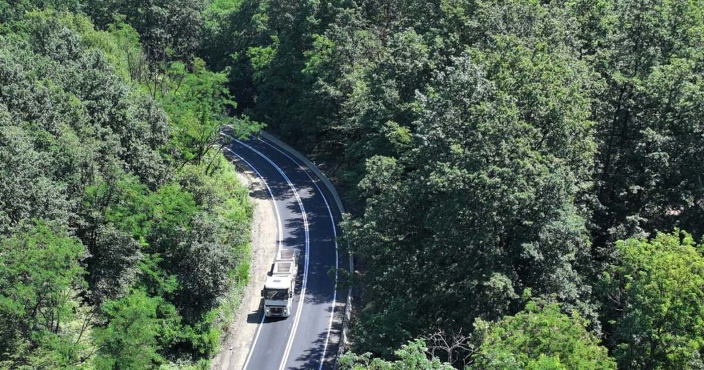 VIDEO. Circulație fără restricții pe DN 68A. Lucrările dintre Coșava și Coșevița au fost finalizate