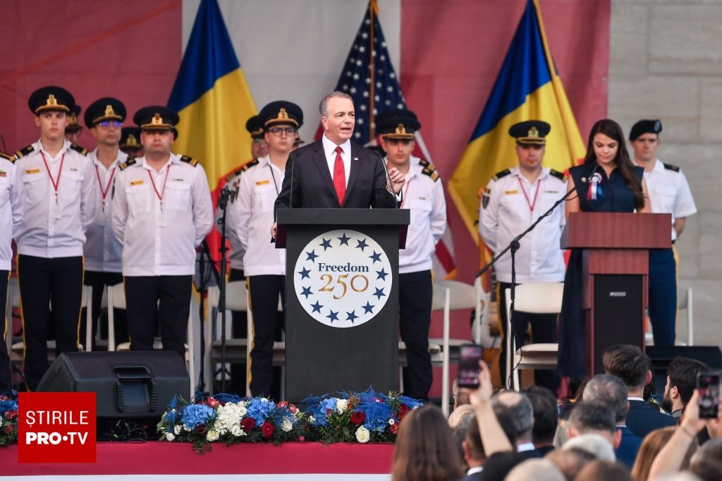 Mesajul ambasadorului SUA pentru români: „Voi cunoașteți valoarea libertății și prețul comunismului.” VIDEO