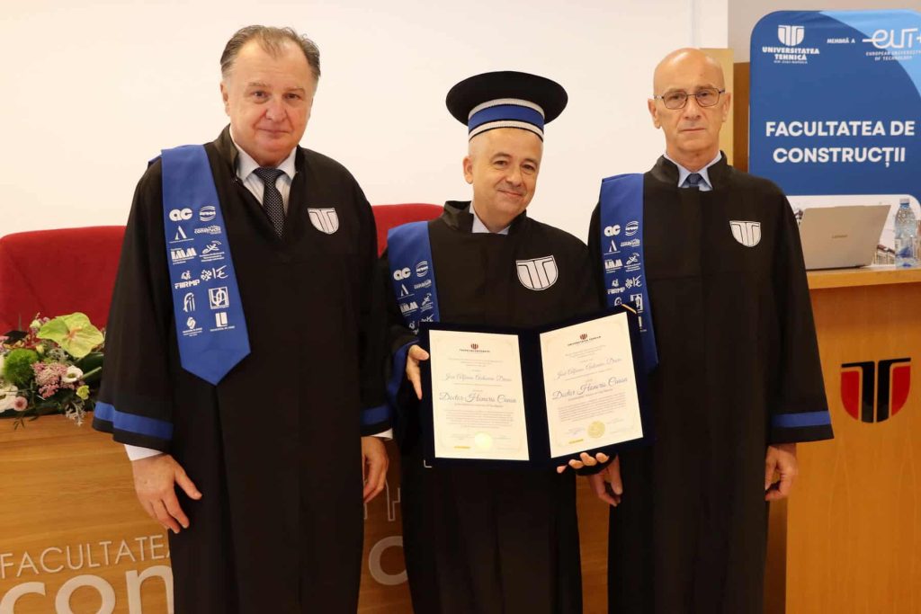 Profesorul José Alfonso Antonino Daviu, distins cu titlul de Doctor Honoris Causa al Universității Tehnice din Cluj-Napoca