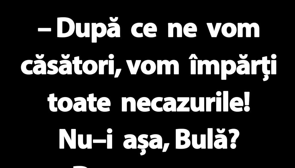 BANC | Bulă, căsătoria și necazurile