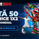 Cota 50 la orice pariu 1X2 pe Mondial