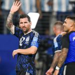 Cum a comentat Scaloni imaginea virală cu Leo Messi din timpul meciului Argentina - Iordania » A stârnit hohote de râs la conferință