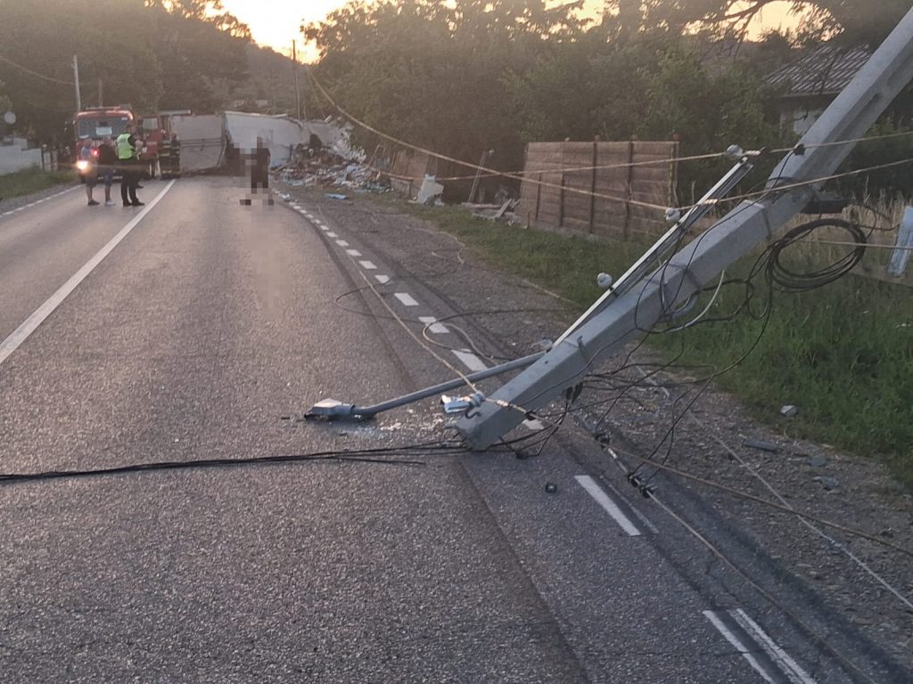 Accident rutier produs în comuna Pipirig