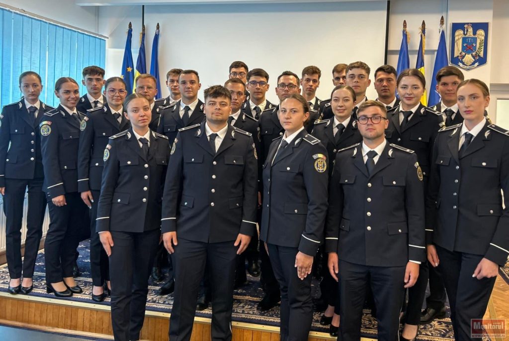 Forțe proaspete la IPJ Botoșani: 23 de tineri polițiști își încep activitatea (VIDEO)