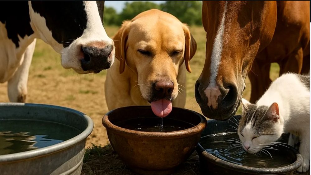 Atenție la animale, pe caniculă